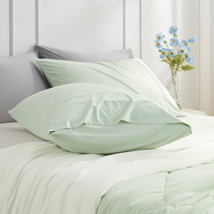 Cooling Pillowcases | Charcoal Grey Fabric with Japanese Technology | Breathable Design for Hot Sleepers 16