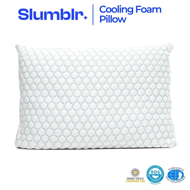 Cooling Shredded Memory Foam Pillow with Adjustable Fill | Best Pillow for Side Sleepers and Neck Pain 0