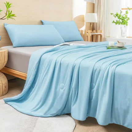 Cooling Summer Blanket | Double-Sided Cooling Fabric for Lightweight Comfort | Breathable Design for Refreshing Sleep 1