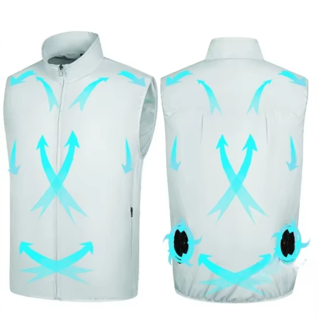 Cooling Vest | USB Rechargeable Cooling Jacket with Adjustable Airflow | Lightweight Design for Outdoor Comfort 0