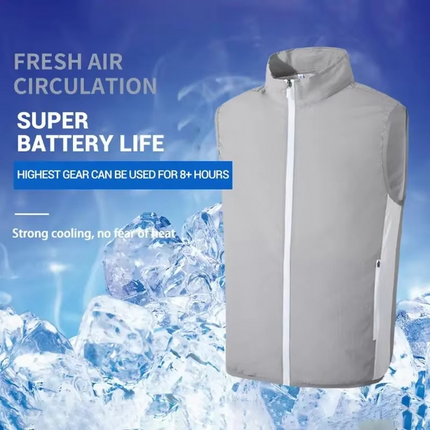 Cooling Vest | USB Rechargeable Cooling Jacket with Adjustable Airflow | Lightweight Design for Outdoor Comfort 1