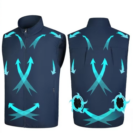Cooling Vest | USB Rechargeable Cooling Jacket with Adjustable Airflow | Lightweight Design for Outdoor Comfort 4