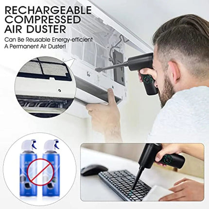 Cordless Air Blaster | Rechargeable Cleaning Tool with 7500mAh Battery | Efficient Dust Removal for Electronics 2
