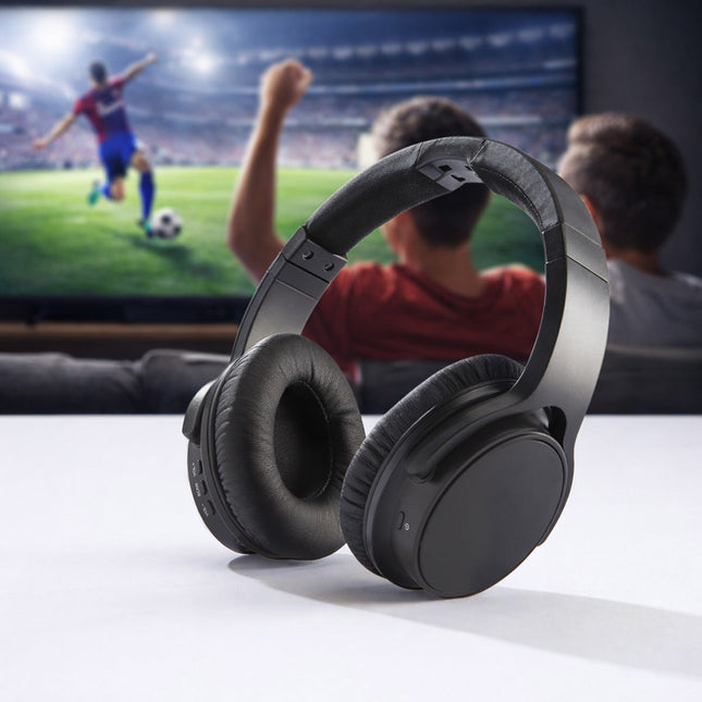 Cordless UHF Stereo Headphones for TV Viewing with 48.8m Range | Comfortable Design for Extended Listening 1