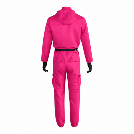 Costume Collection | Hooded Jumpsuit with Full Face Mask | Complete Look for Halloween Fun 3