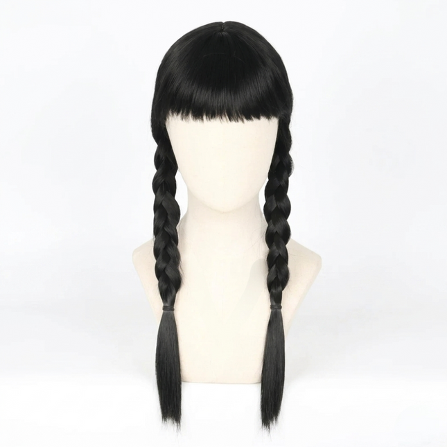 Costume Wig | Braided Hair Design for Halloween & Themed Events | Easy Dress Up Accessory 0