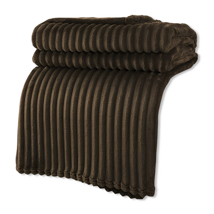 CosyLoom Plaid | Soft Ribbed Fleece Blanket with Breathable Design | Fluffy Comfort for All Seasons 15