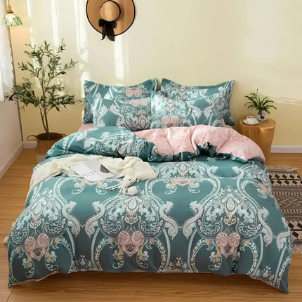 Smooth Woven Quilt Cover in Neutral Tones