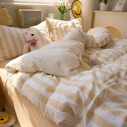 Cotton Crepe | Bedding Set with Breathable Comfort | Complete Quilt Set for Year-Round Use 3