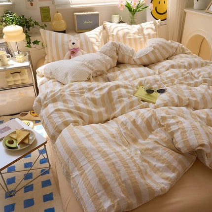 Cotton Crepe | Bedding Set with Breathable Comfort | Complete Quilt Set for Year-Round Use 5