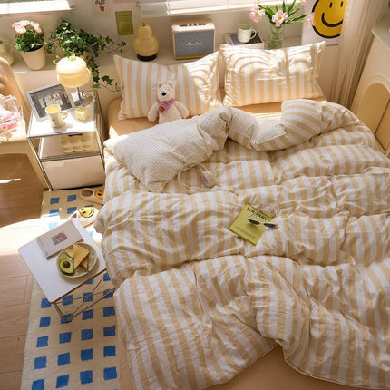 Cotton Crepe | Bedding Set with Breathable Comfort | Complete Quilt Set for Year-Round Use 7