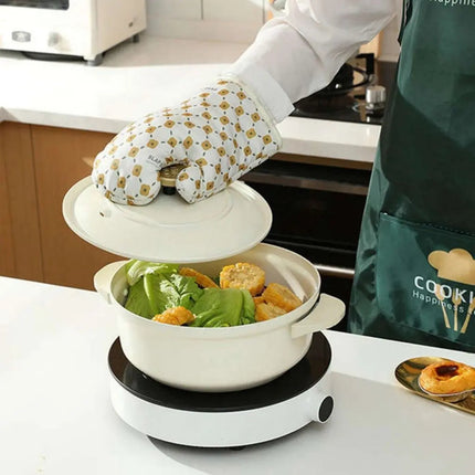 Oven Mitts Heat Resistant, Silicone Oven Gloves – image 4