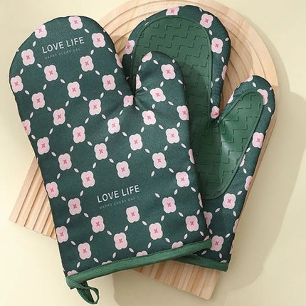 Oven Mitts Heat Resistant, Silicone Oven Gloves
