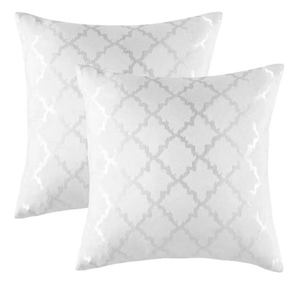 Throw Pillow Covers Set of 2, Decorative Pillow Covers with Geometric Pattern