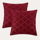 Throw Pillow Covers Set of 2, Decorative Pillow Covers with Geometric Pattern, Polyester Sofa Cushion Covers for Couch