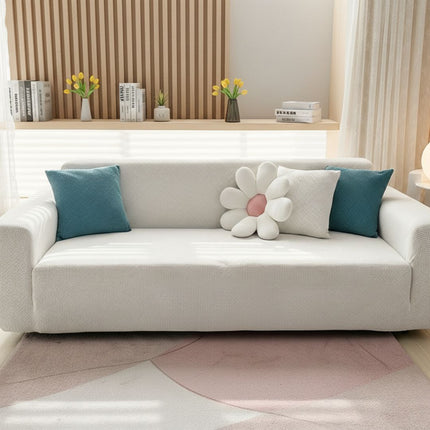 Stretch Couch Cover, Velvet Sofa Covers for Living Room, Elastic Slipcover for Couch S to XL, Loveseat Cover