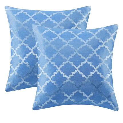 Throw Pillow Covers Set of 2, Polyester Sofa Cushion Covers for Couch