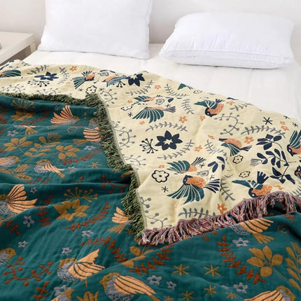 Breathable Cotton Blanket for Bed – image 4