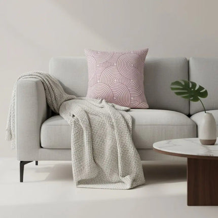 Embroidered Throw Pillow Covers, Cotton Canvas Sofa Cushion Cover