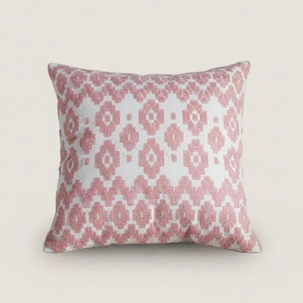Decorative Pillow Cover with Geometric Spiral, Cotton Canvas Sofa Cushion Cover – image 6