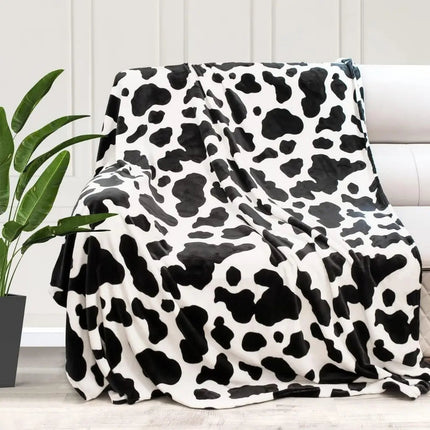Animal Print Travel Blanket in Black or Brown