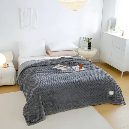 CozyNest | Fleece Blanket for Sofa & Bed with Breathable Comfort | Stylish Design for Year-Round Warmth 1