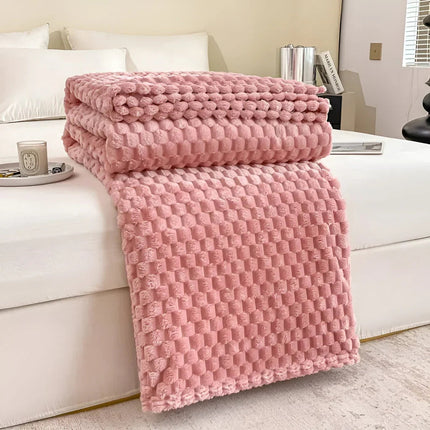 CozyNest | Fleece Blanket for Sofa & Bed with Breathable Comfort | Stylish Design for Year-Round Warmth 7