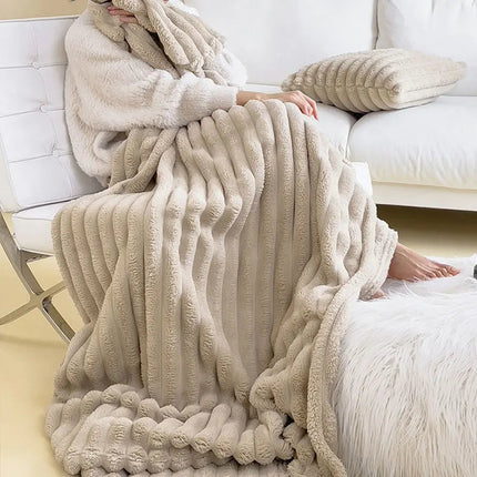 CozyWrap | Luxury Comfort Blanket with Soft Rabbit Plush Material | Optimal Insulation for Ultimate Warmth 1