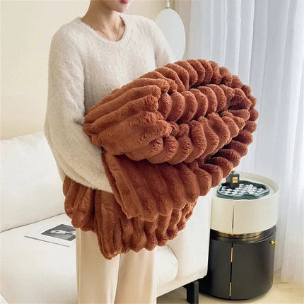 CozyWrap | Luxury Comfort Blanket with Soft Rabbit Plush Material | Optimal Insulation for Ultimate Warmth 5