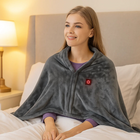 CozyWrap | USB Heated Fleece Shoulder Wrap with Plush Comfort | Perfect for Home and Office Use 0