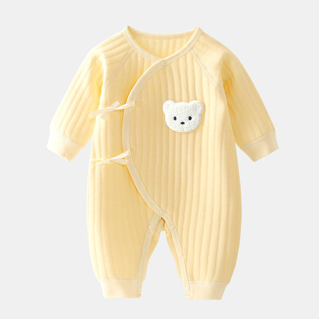 Cozy Bear | Baby Romper with Soft Cotton Fabric for Comfort | Adorable Spring & Autumn Outfit 1