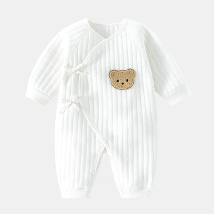 Cozy Bear | Baby Romper with Soft Cotton Fabric for Comfort | Adorable Spring & Autumn Outfit 2
