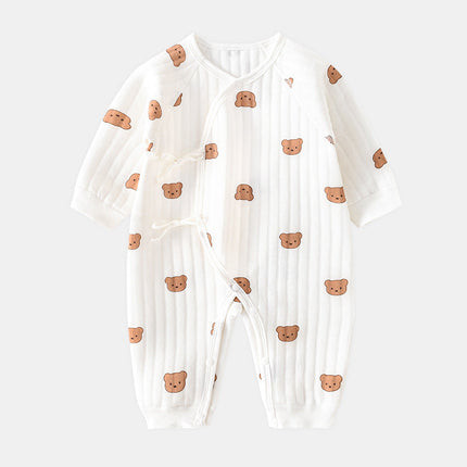 Cozy Bear | Baby Romper with Soft Cotton Fabric for Comfort | Adorable Spring & Autumn Outfit 3