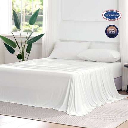 Cozy Bliss | Bedding Set with Performance Cooling Sheets & Deep-Pocket Design | Breathable Comfort for Hot Sleepers 0