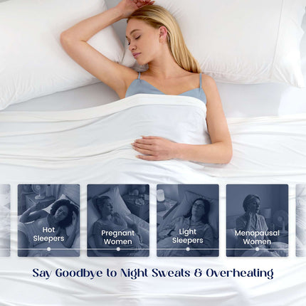 Cozy Bliss | Bedding Set with Performance Cooling Sheets & Deep-Pocket Design | Breathable Comfort for Hot Sleepers 4