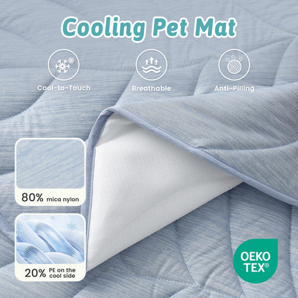 Cozy Bliss | Dog Cooling Mat with Instant Chill Relief | Waterproof Non-Slip Design for Comfort 2