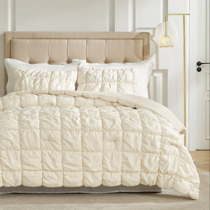 Cozy Bliss | King Comforter Set with 3D Bubble Texture | Soft & Lightweight for Year-Round Comfort 0