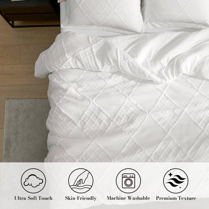 Cozy Bliss | King Comforter Set with Reversible Design | Soft Bedding for Year-Round Comfort 2