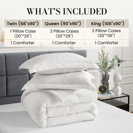 Cozy Bliss | King Comforter Set with Reversible Design | Soft Bedding for Year-Round Comfort 6