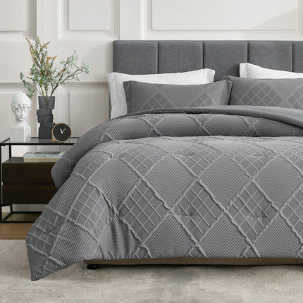 Cozy Bliss | King Comforter Set with Reversible Design | Soft Bedding for Year-Round Comfort 9