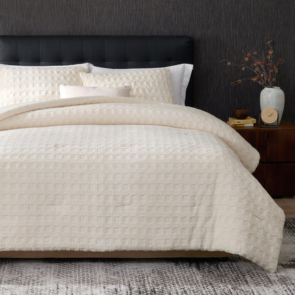 Cozy Bliss | King Comforter Set with Reversible Design & Soft Waffle Texture | Luxurious Bedding for Cold Weather 0
