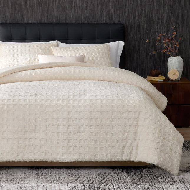 Cozy Bliss | King Comforter Set with Reversible Design & Soft Waffle Texture | Luxurious Bedding for Cold Weather 0