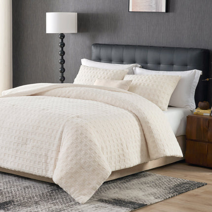 Cozy Bliss | King Comforter Set with Reversible Design & Soft Waffle Texture | Luxurious Bedding for Cold Weather 1