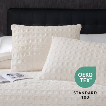 Cozy Bliss | King Comforter Set with Reversible Design & Soft Waffle Texture | Luxurious Bedding for Cold Weather 5