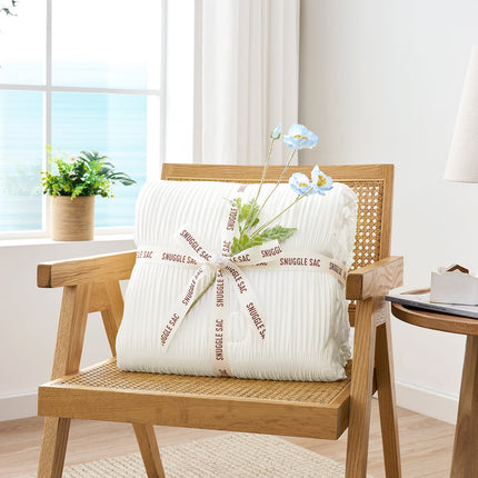 Cozy Bliss | Striped Cooling Comforter Set with Advanced Airflow | Lightweight Design for Hot Sleepers 8