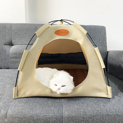 Cozy Cat Tent | Portable Cat Tent with Cooling Mat & Breathable Design for Ultimate Comfort 1