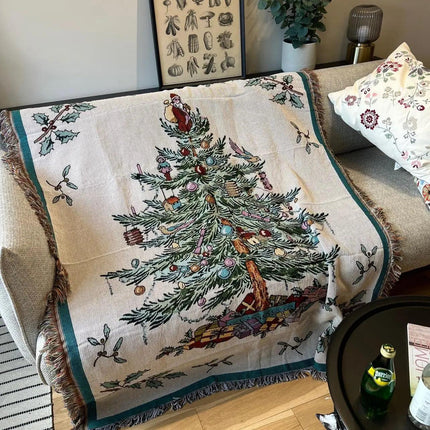 Cozy Christmas Blanket with Nutcracker & Stars Pattern | Soft Fleece for Warmth and Comfort 1
