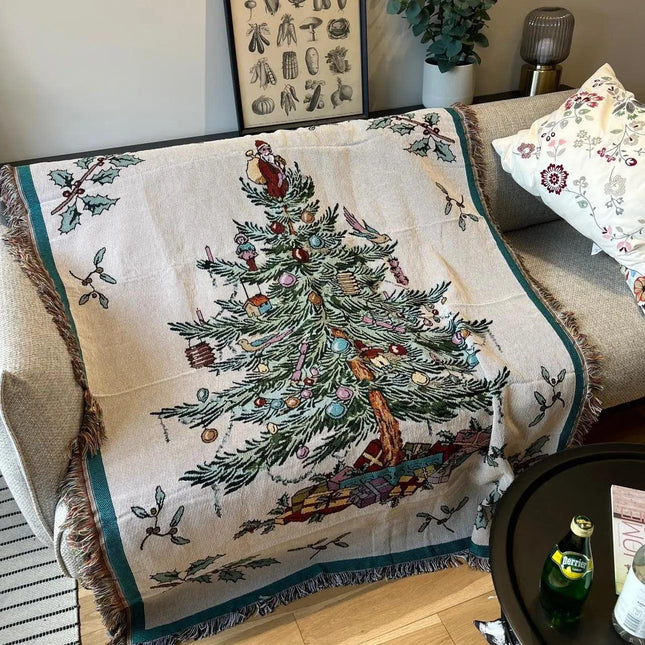 Cozy Christmas Blanket with Nutcracker & Stars Pattern | Soft Fleece for Warmth and Comfort 1