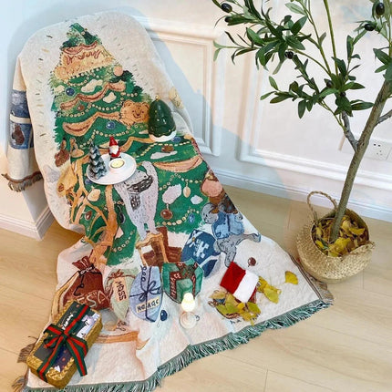 Cozy Christmas Blanket with Nutcracker & Stars Pattern | Soft Fleece for Warmth and Comfort 4