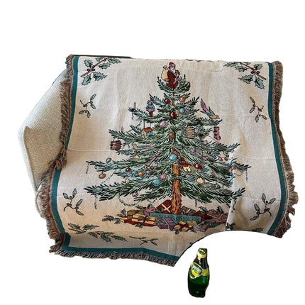 Cozy Christmas Blanket with Nutcracker & Stars Pattern | Soft Fleece for Warmth and Comfort 6